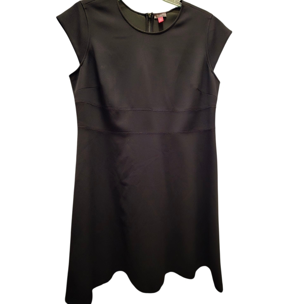 PLUS SIZE****Vince‎ Camuto Elegant Black Mini Dress